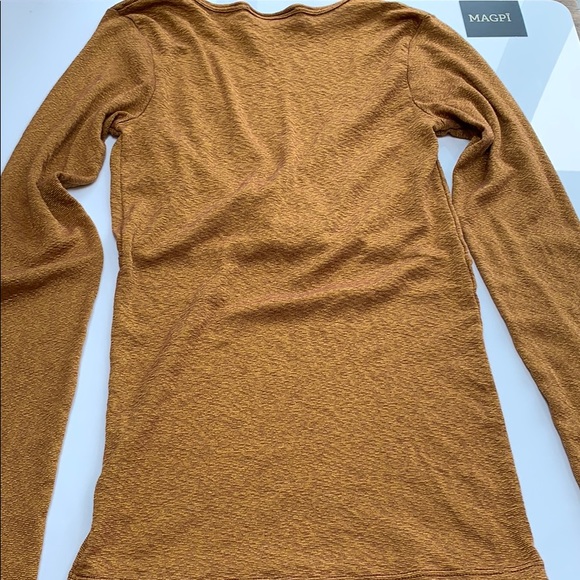 OVEL Marigold Plunging V Long Sleeve - Picture 6 of 10